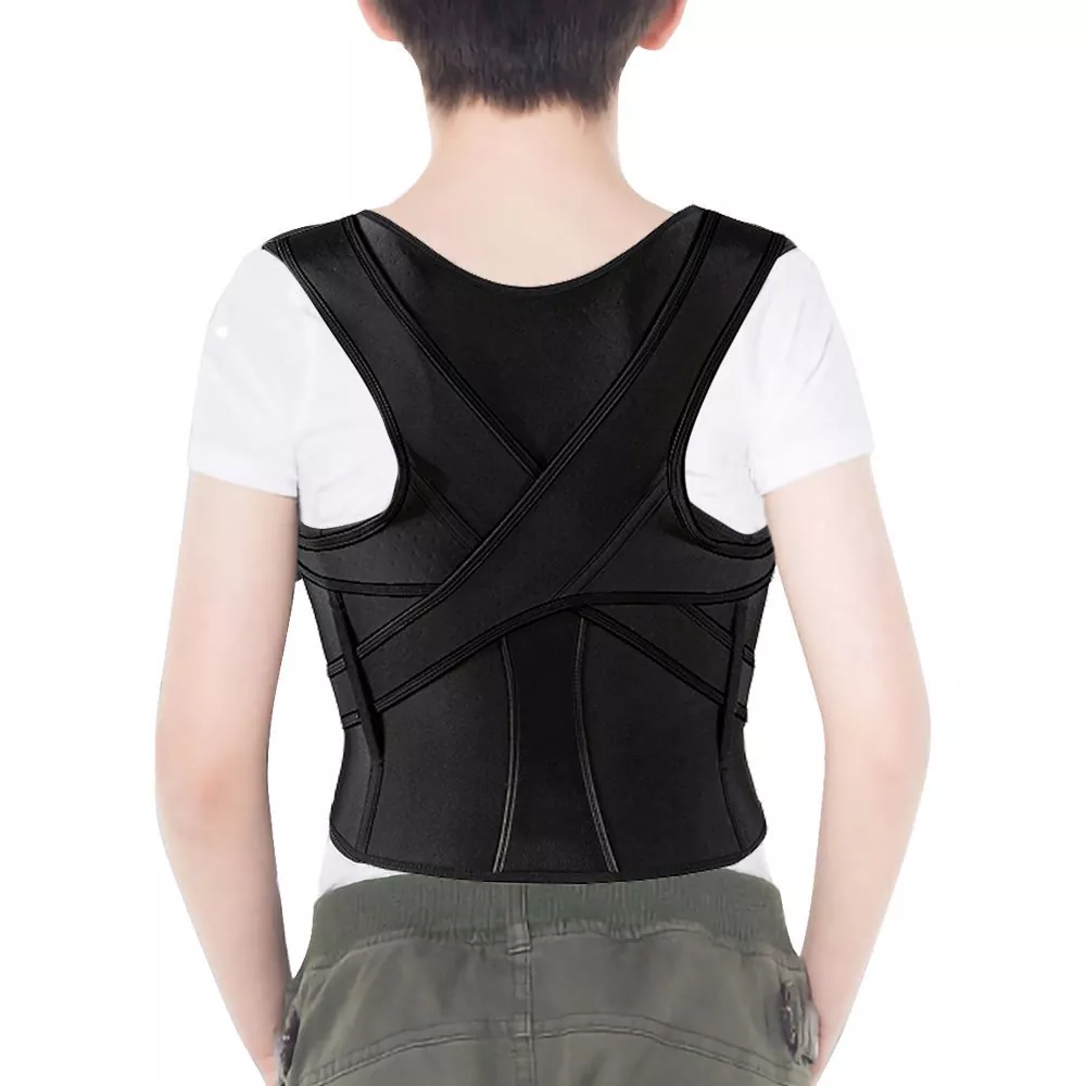የሚስተካከለው Lumbar Back Brace Posture Corrector